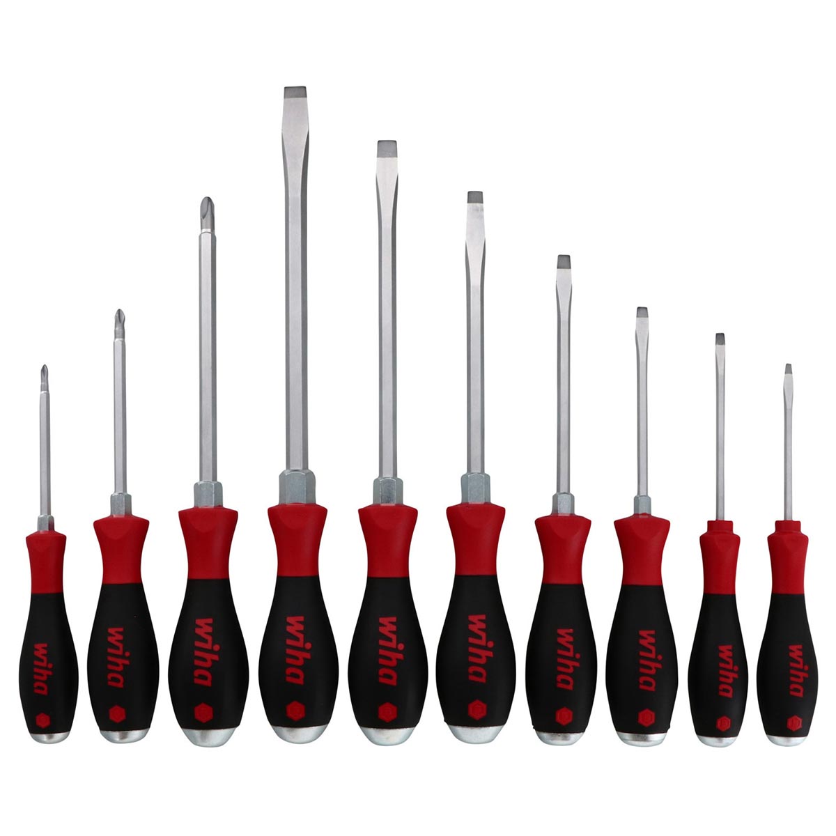 Wiha Softfinish Extra Heavy Duty Slotted/phillips Screwdriver Set (7 Piece Set)