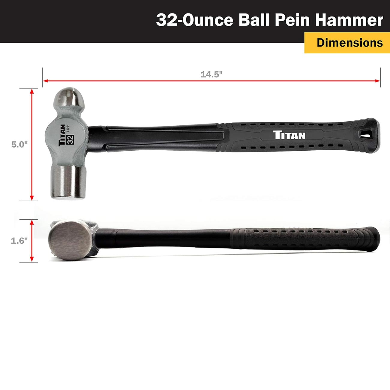 Titan 32 Oz. Ball Pein Hammer