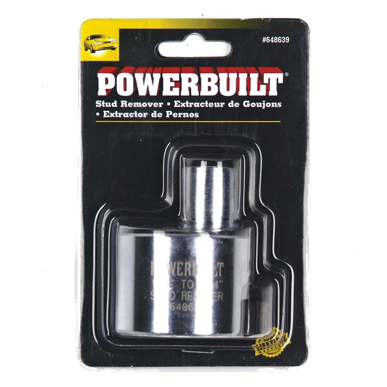 Powerbuilt Broken Stud & Bolt Remover: 1/4" To 3/4"