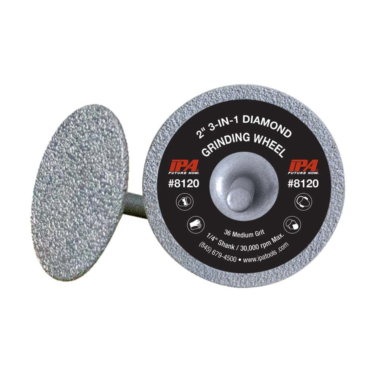 Ipa 2″ 3-in-1 Diamond Grinding Wheel