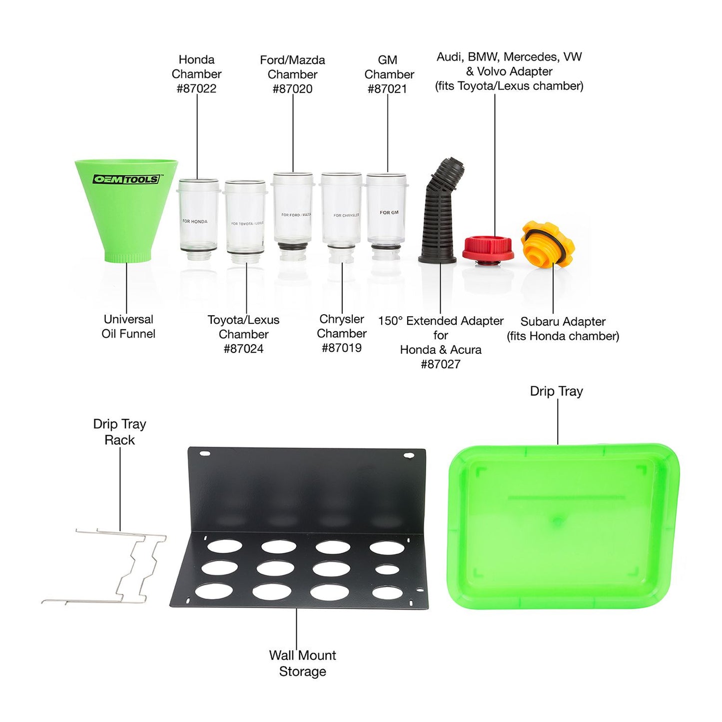 Oem Tools Universal Oil Funnel Set