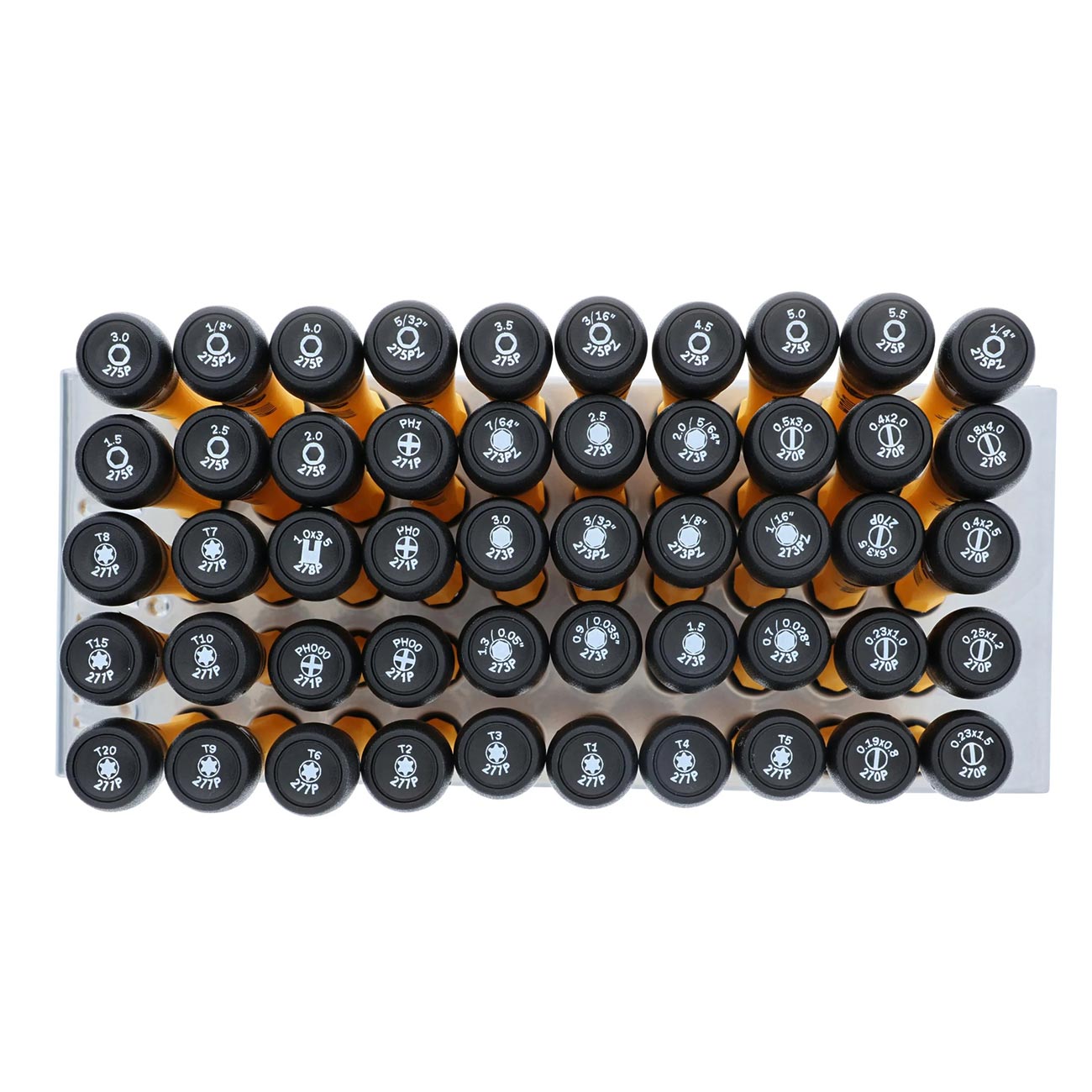 Wiha Master Technician's Esd Safe Picofinish Precision Screwdriver Bench Top Set (50 Piece)