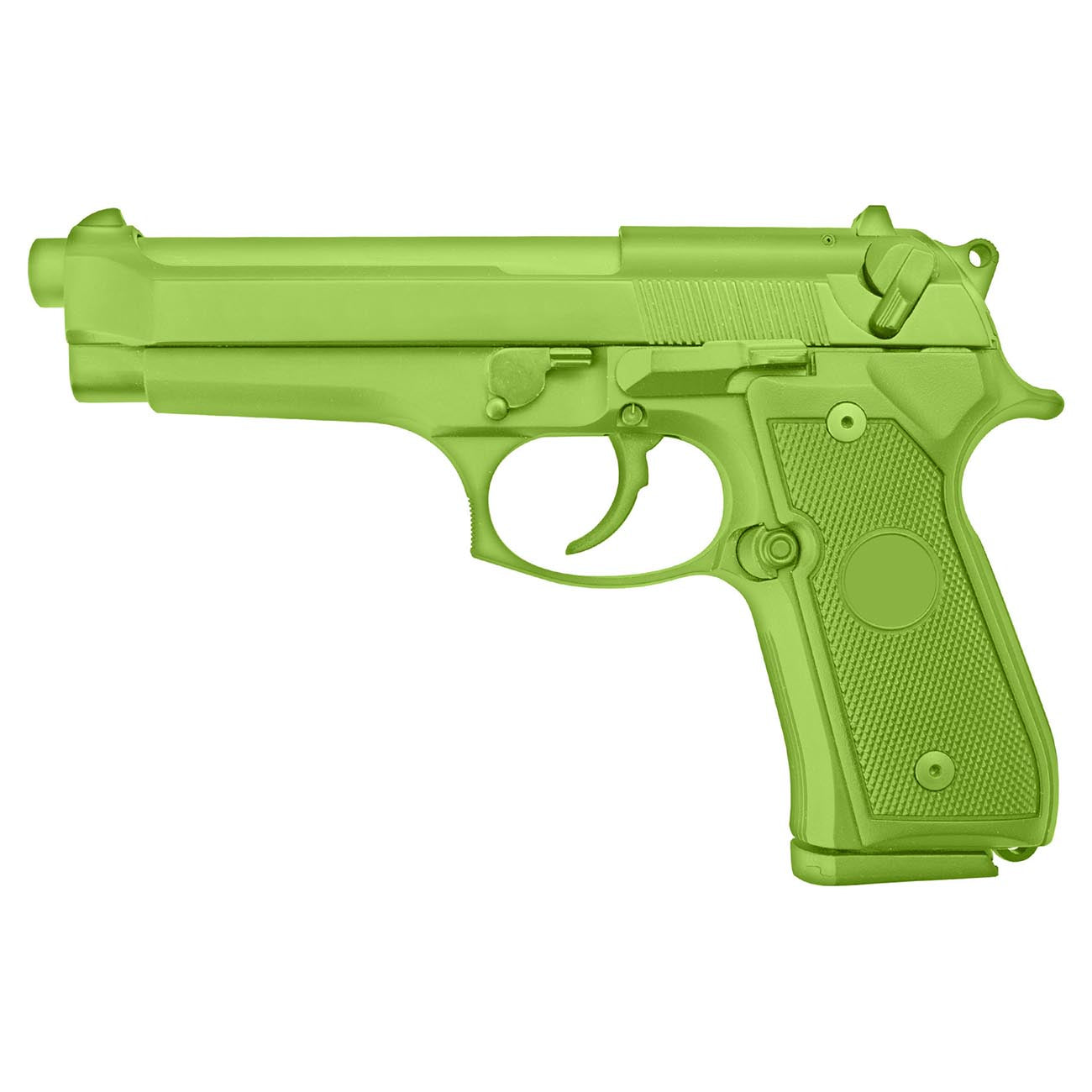 Cold Steel Model 92 Rubber Training Pistol (green Colored Polypropylene)