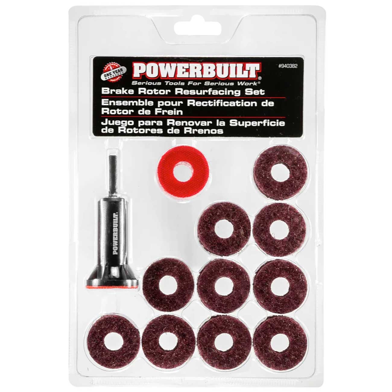 Powerbuilt Brake Rotor Wheel Hub Lug Stud Resurfacing Kit