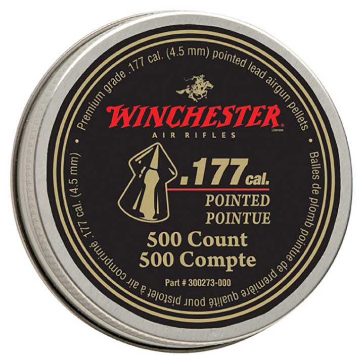 Winchester (406) .177cal Pointed Pellets (500 Count)