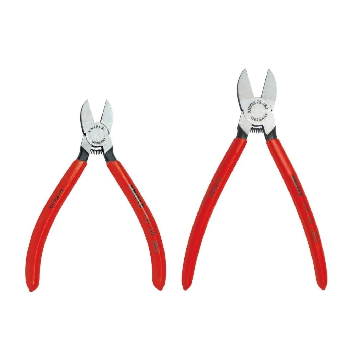 Knipex 2 Pc Flush Cutter Set In A Pouch 72 01 140 And 72 01 180