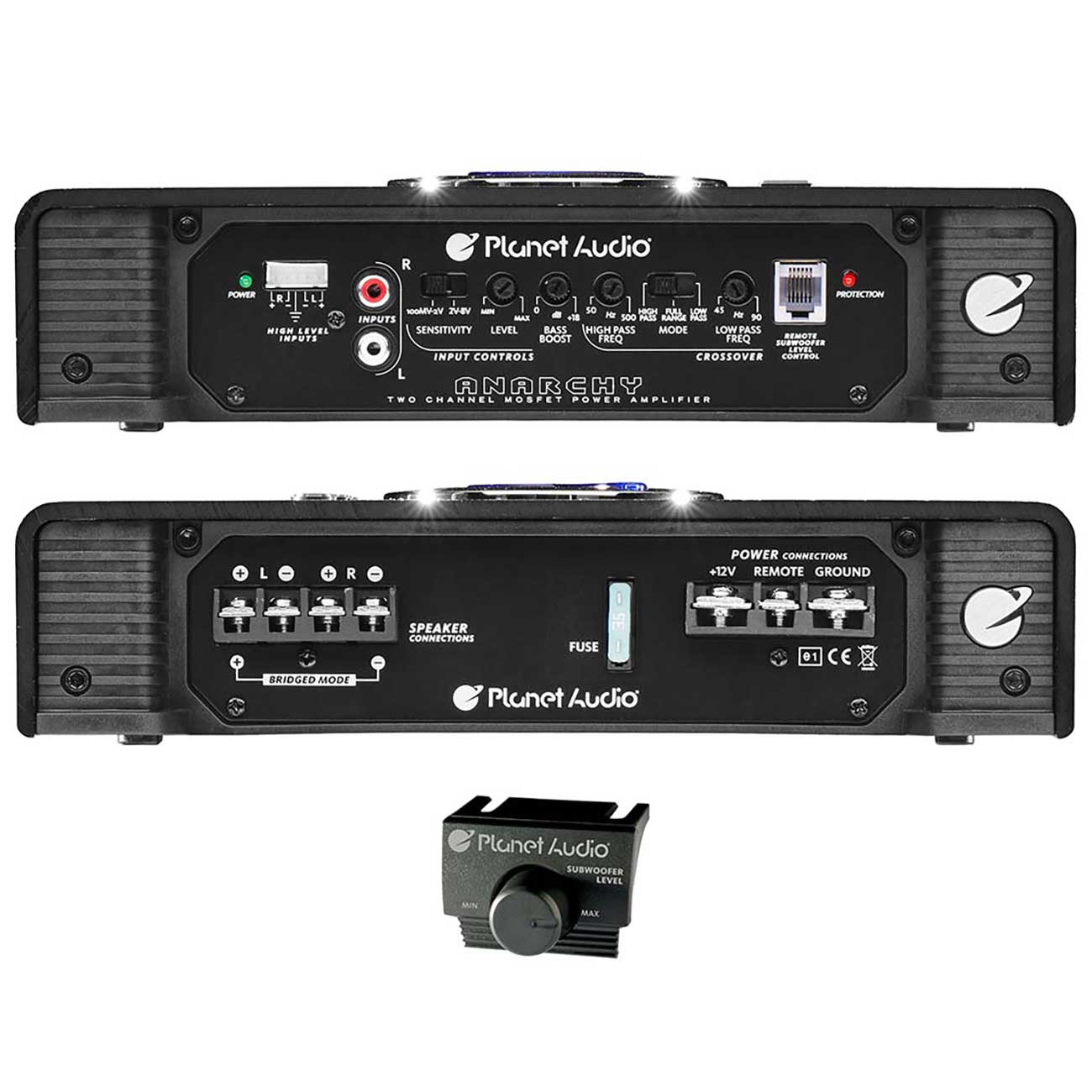 Planet Mosfet 2ch Amplifer 1200w Anarchy Series