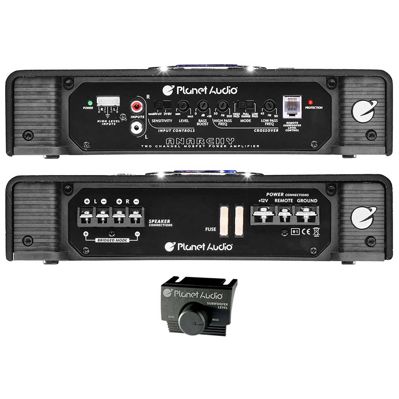 Planet Audio 2 Channel Amplifier 2000w Max