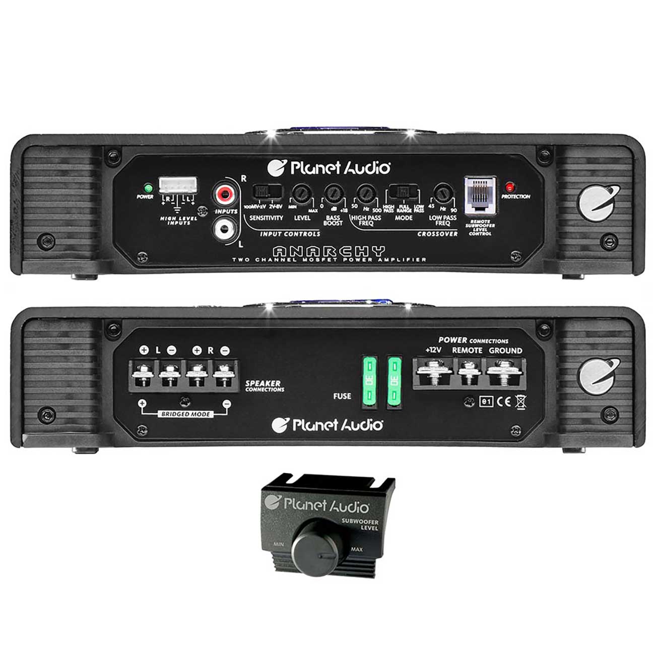 Planet Audio 2 Channel Amplifier 2600w Max