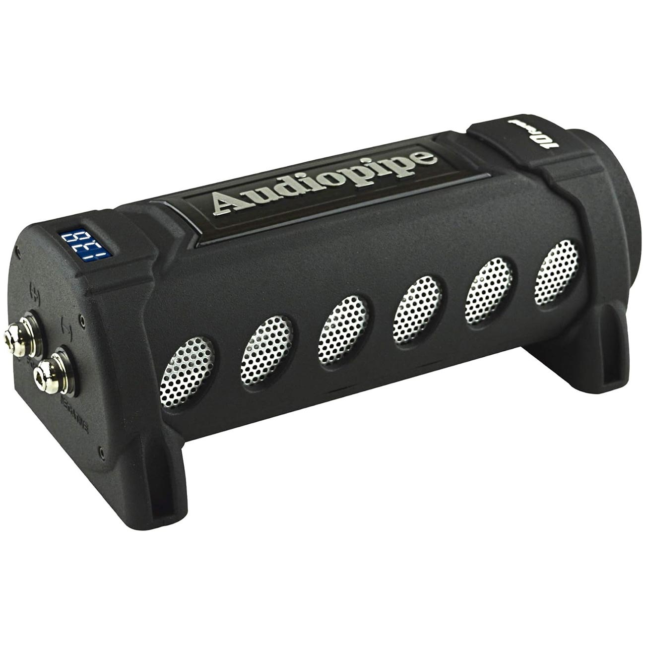 Audiopipe 10 Farad Power Capacitor With Digital Display And Status Indicator