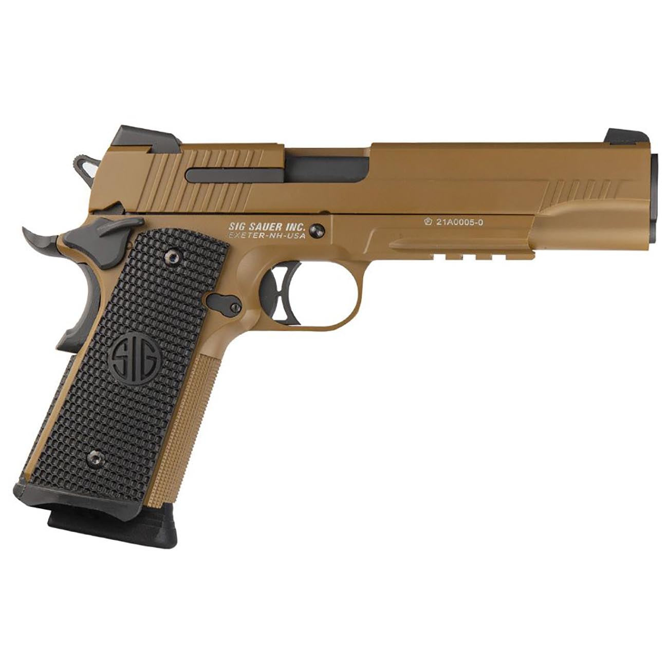 Sig Sauer 1911 “emperor Scorpion” Co2 Powered Semi-automatic Bb Pistol - Coyote Tan