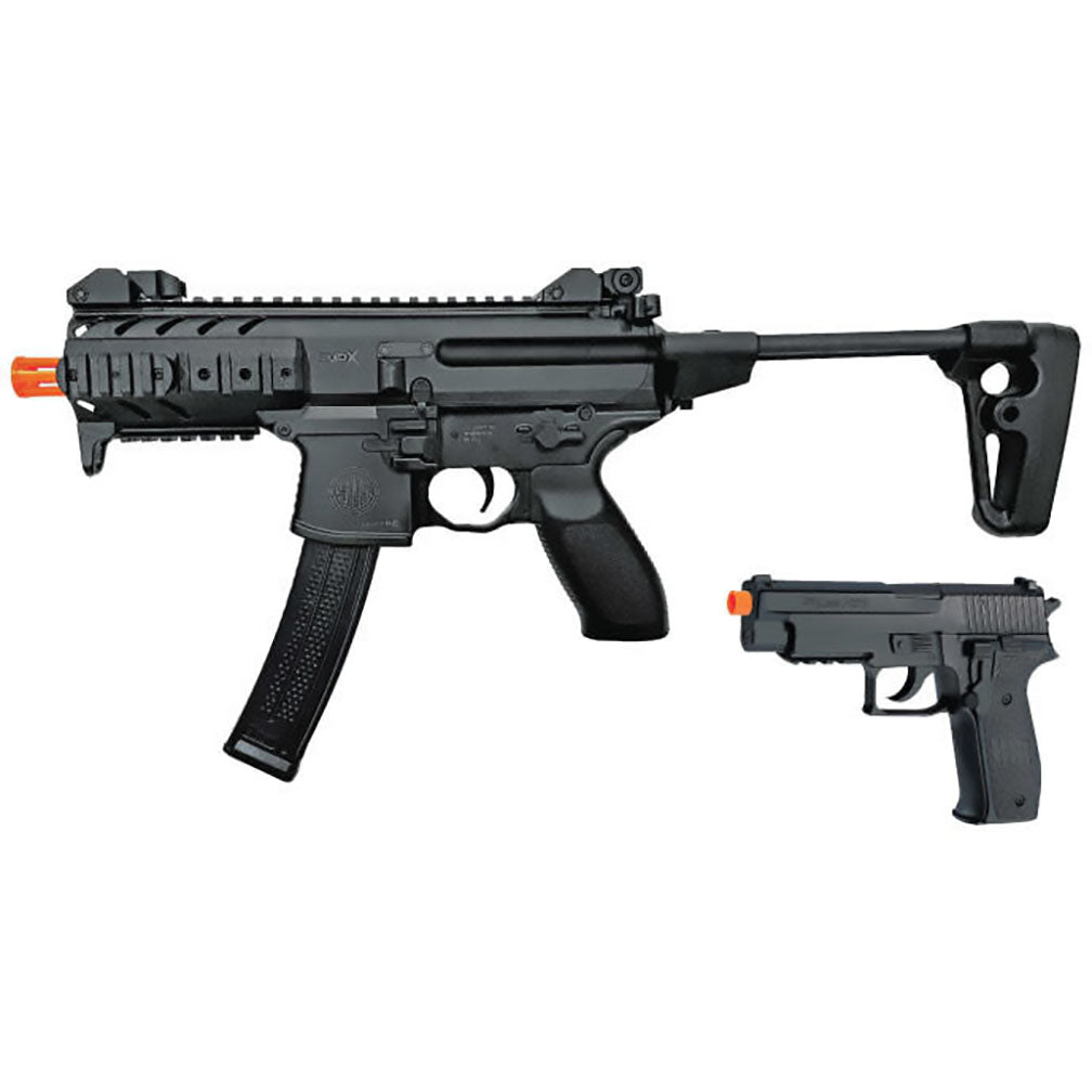 Sig Sauer Mpx - P226 6mm Airsoft Combo Kit (spring Operated)