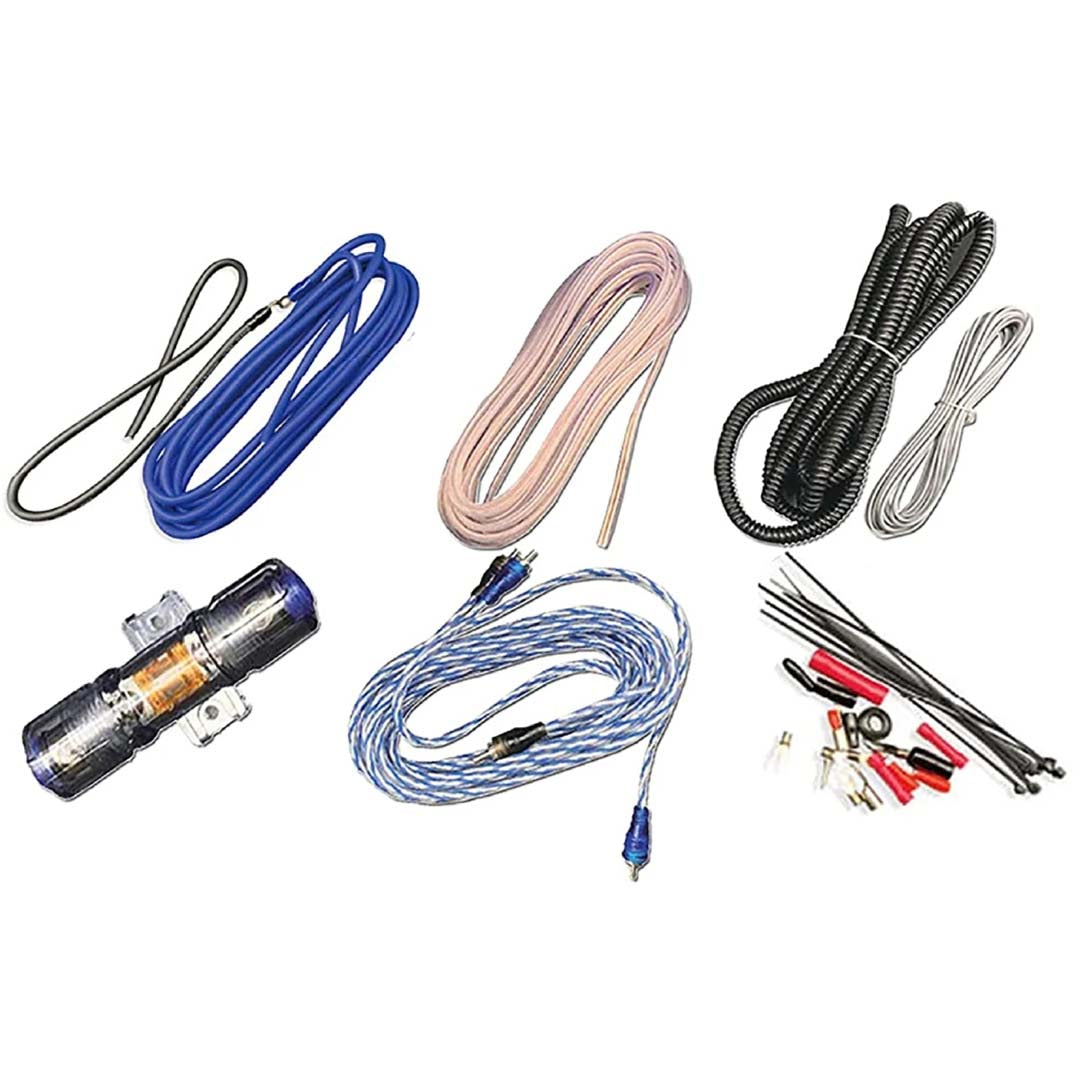 Blaupunkt 4-gauge Complete Amplifier Wire Kit - Blue