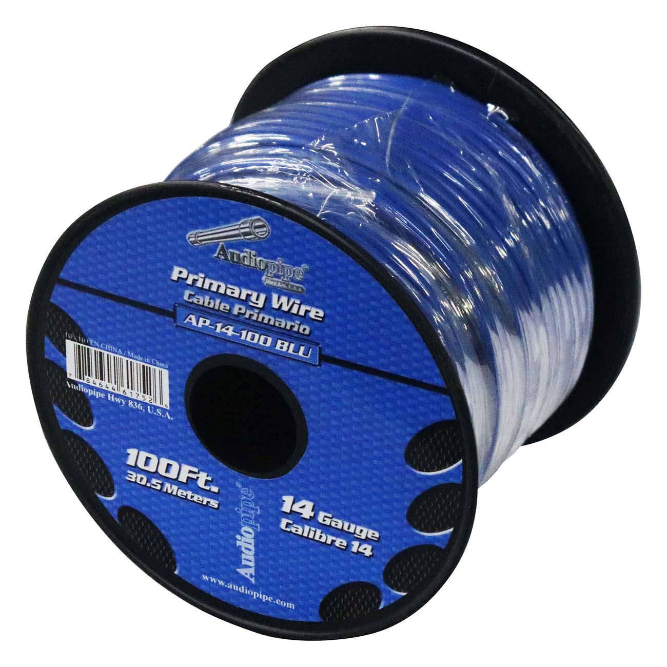 Audiopipe 14 Gauge 100ft Primary Wire Blue