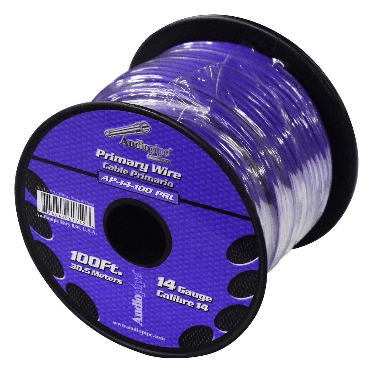 Audiopipe 14 Gauge 100ft Purple Primary Wire