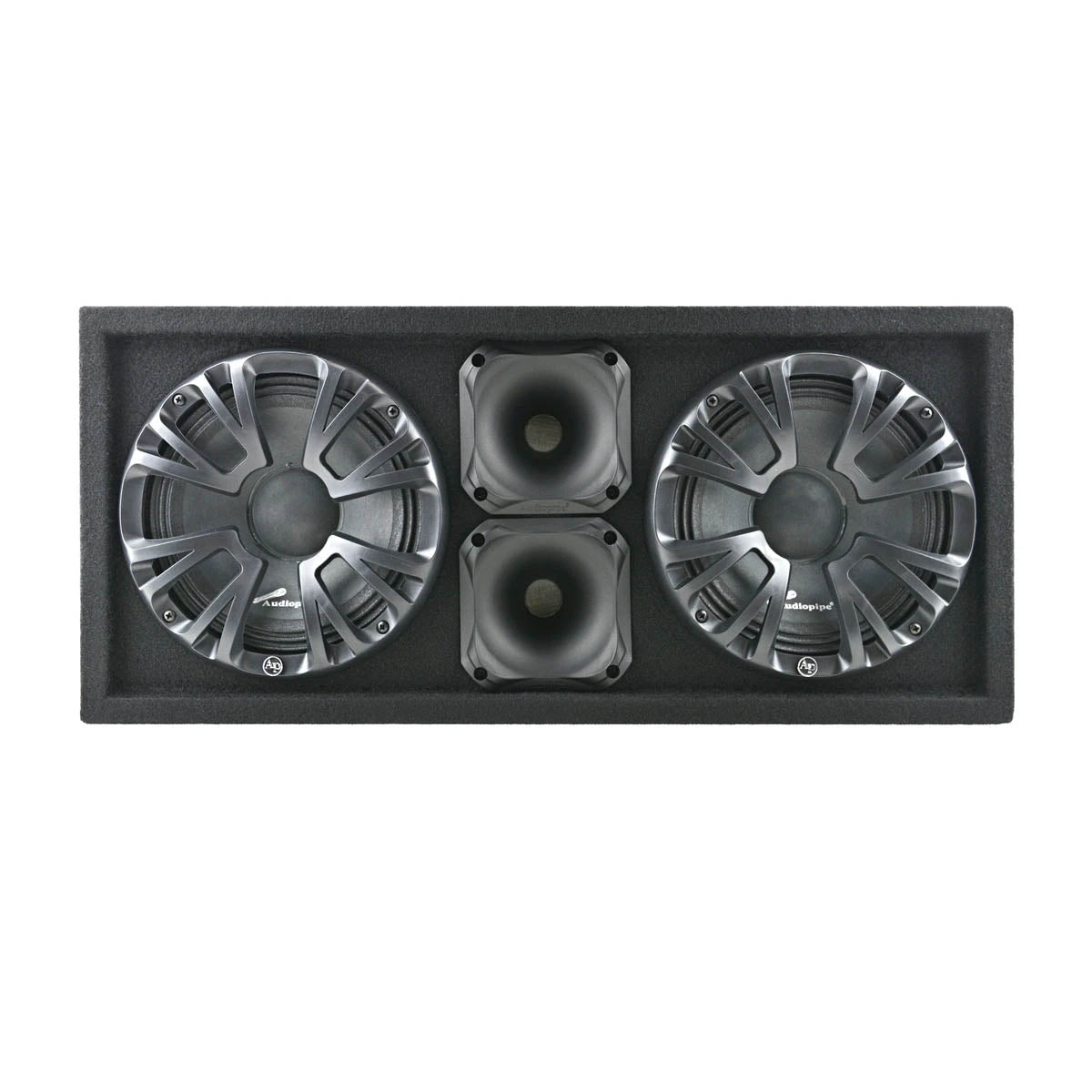 Audiopipe Dual 8" Subwoofer Enclosure - 500w Max