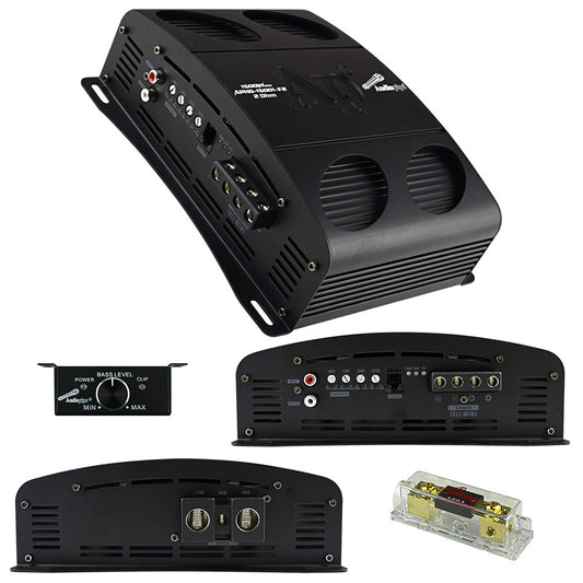 Audiopipe Class D Full Bridge High Power Amplifier 1500 Watts Mono 2 Ohm Stable