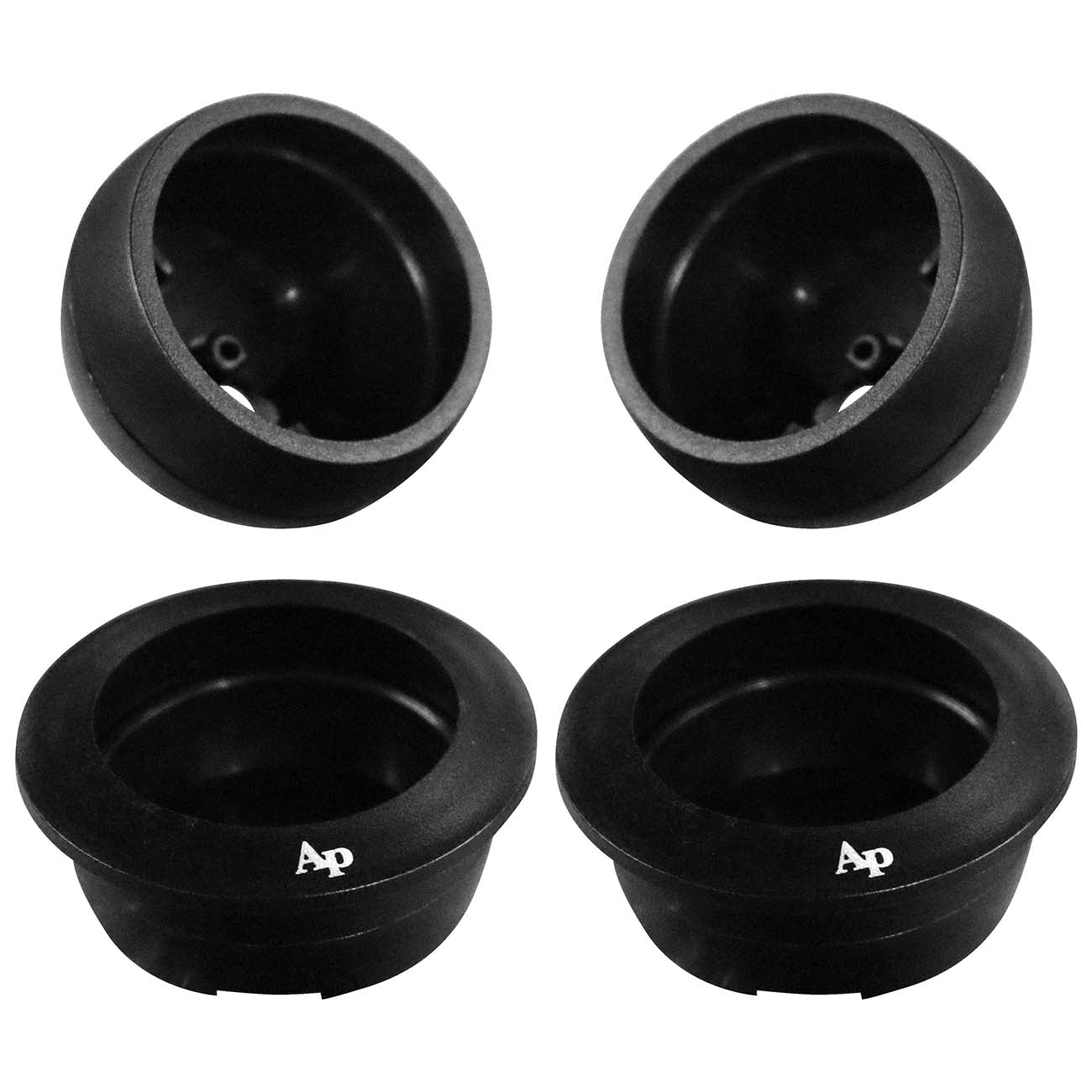 Audiopipe 1/2" Swivel Tweeter Pair 80 Watts Max Surface & Angle Mounting 4ohm