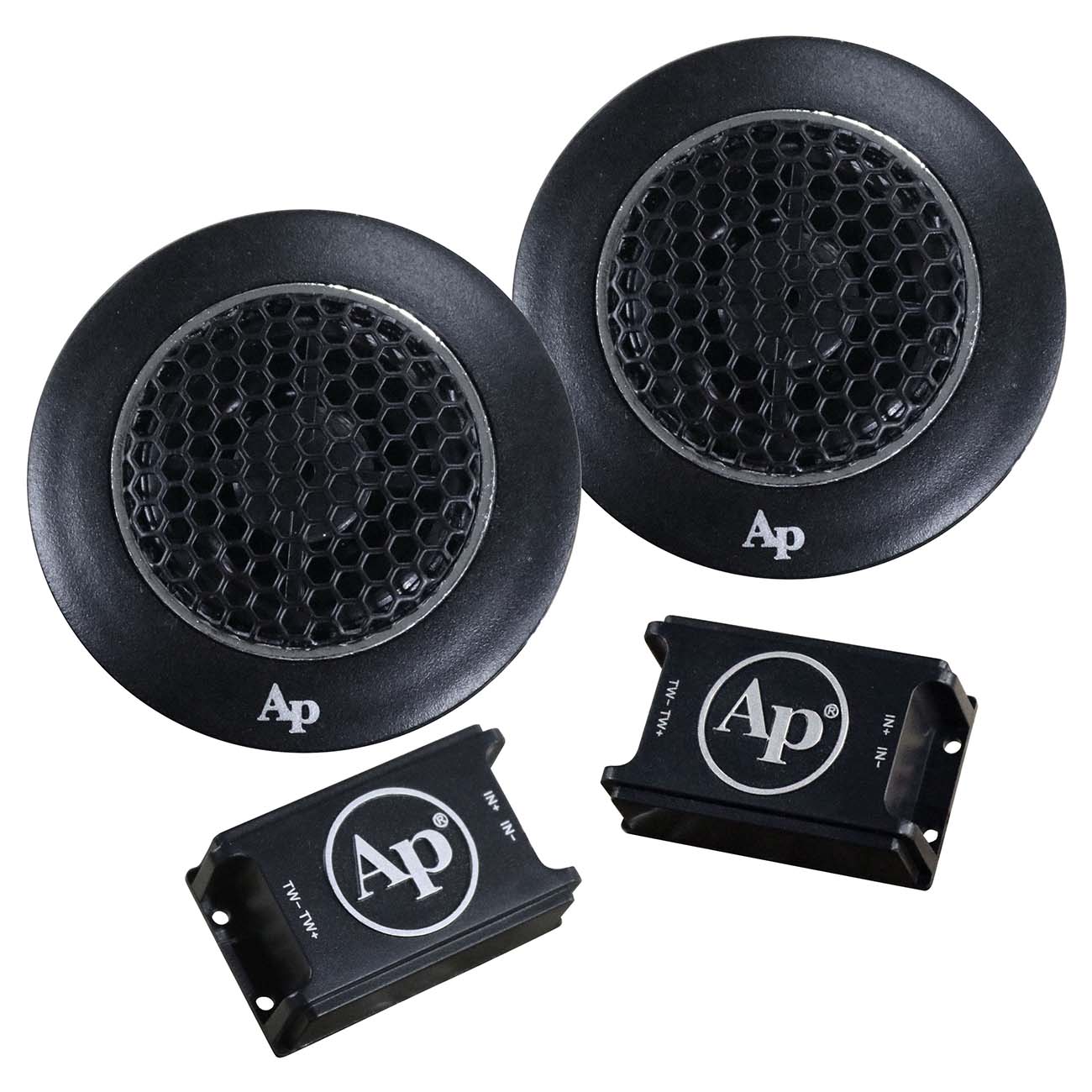 Audiopipe 1/2" Swivel Tweeter Pair 80 Watts Max Surface & Angle Mounting 4ohm