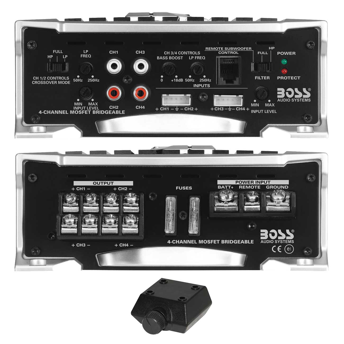 Boss Audio 4 Channel Amplifier 1200w Rms/1600w Max