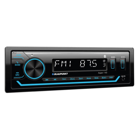 Blaupunkt Detachable Face Mechless Am/fm Receiver With Bluetooth & Usb Inputs