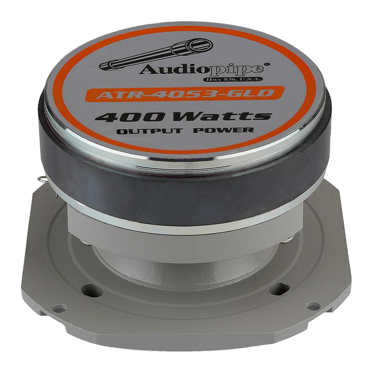 Audiopipe 4" Aluminum Tweeter - Candy Gold Color (sold Each)