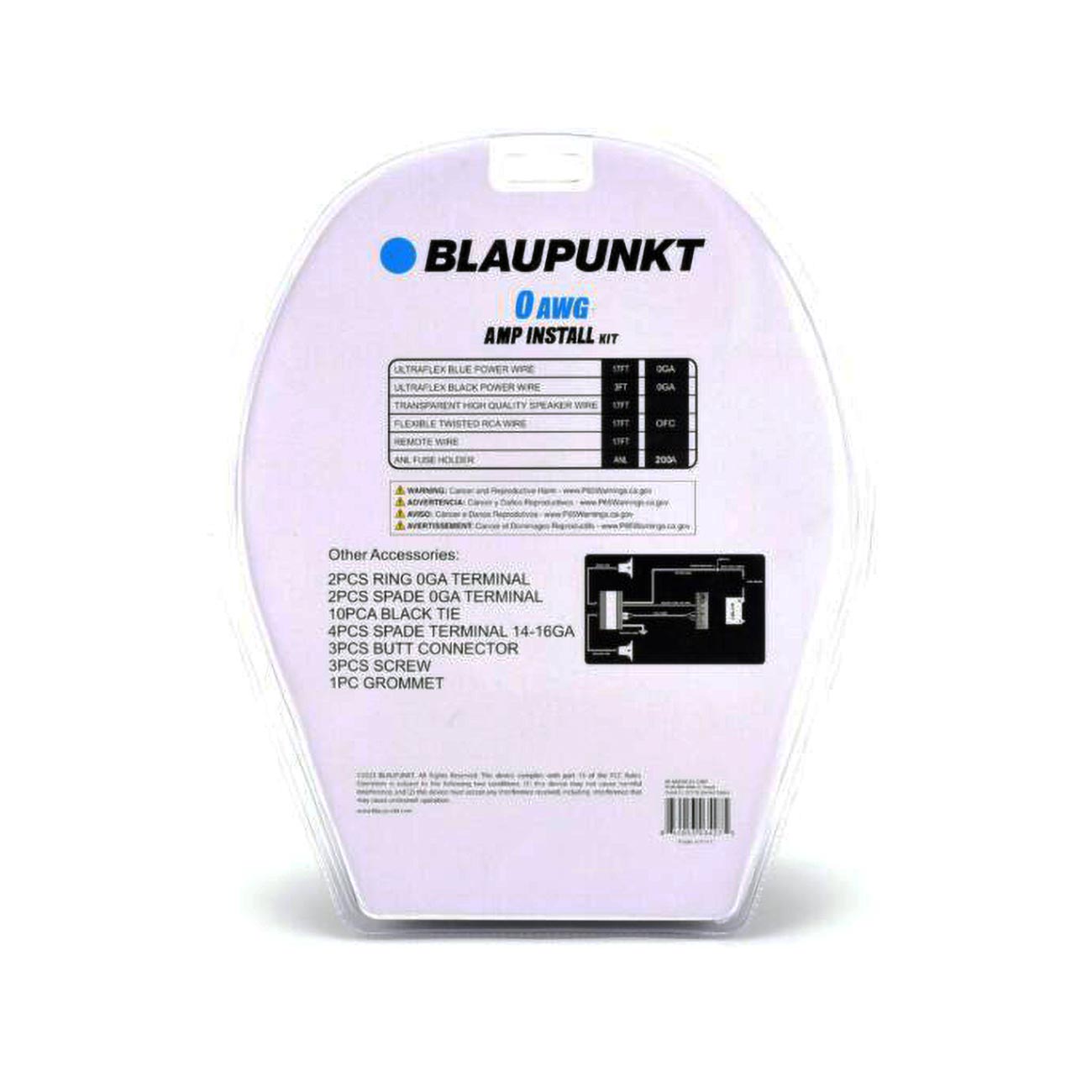 Blaupunkt Complete 0 Gauge Amplifier Kit