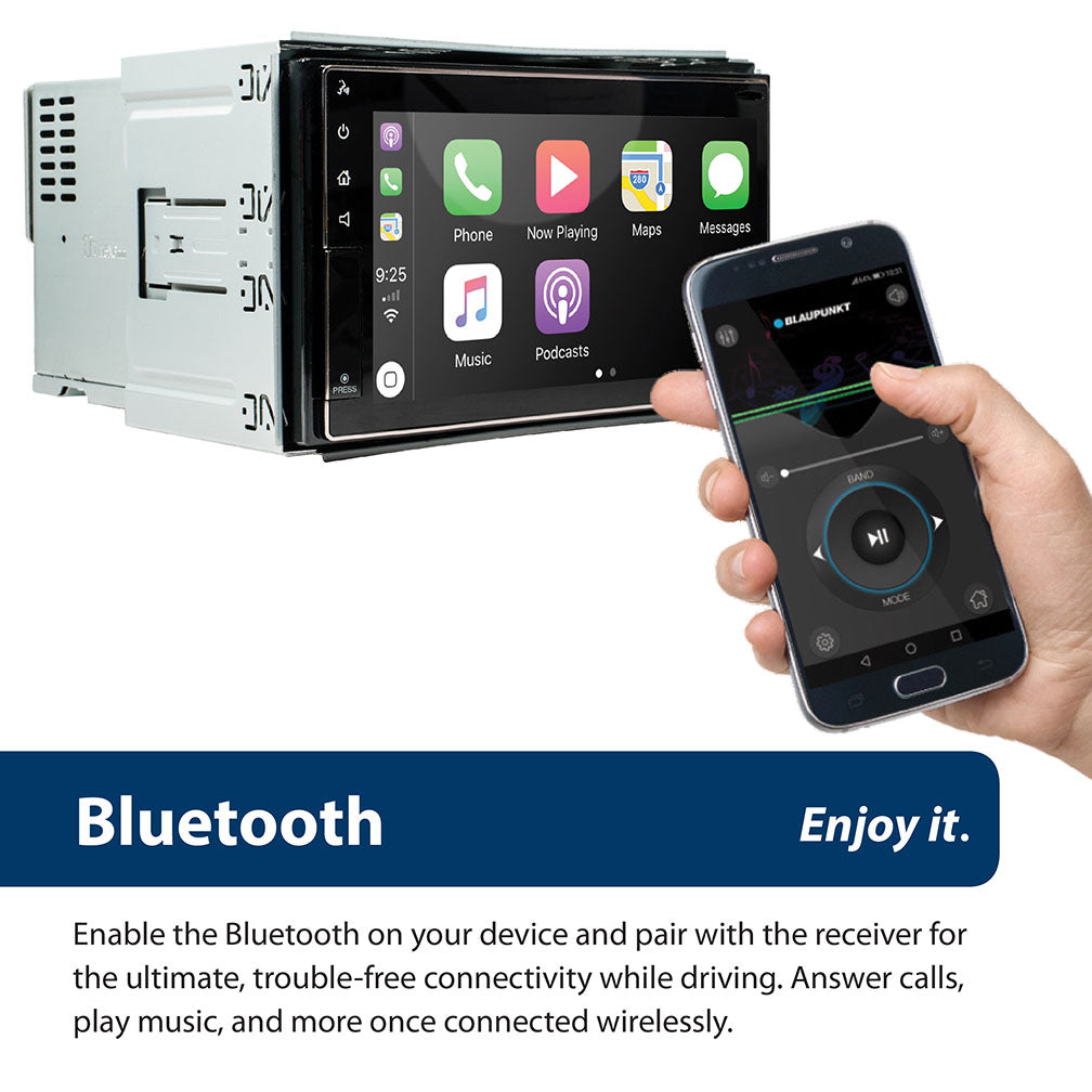 Blaupunkt Dakota 6.8" Touch Screen In-dash Mechless Receiver-android Auto/apple Carplay