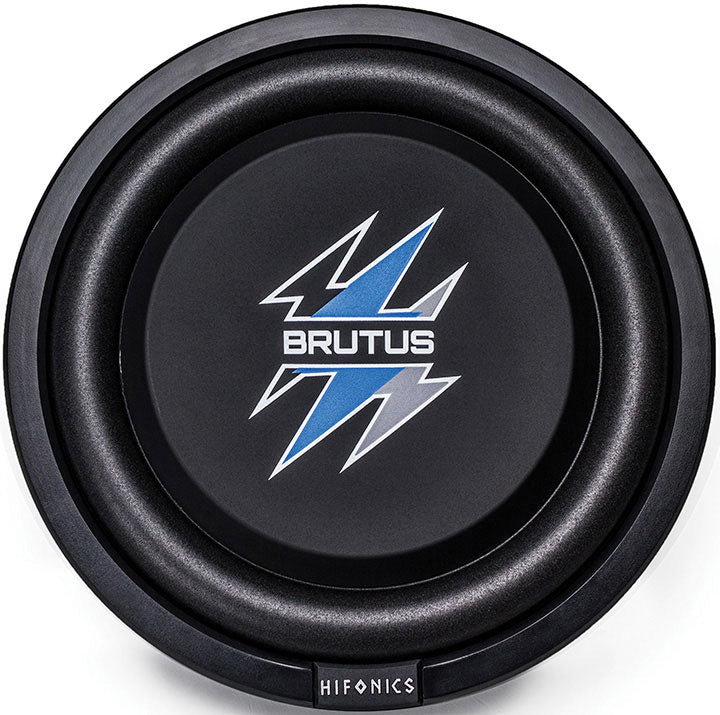 Hifonics 10" Brutus Series Shallow Subwoofer 400w Max 4 Ohm Dvc