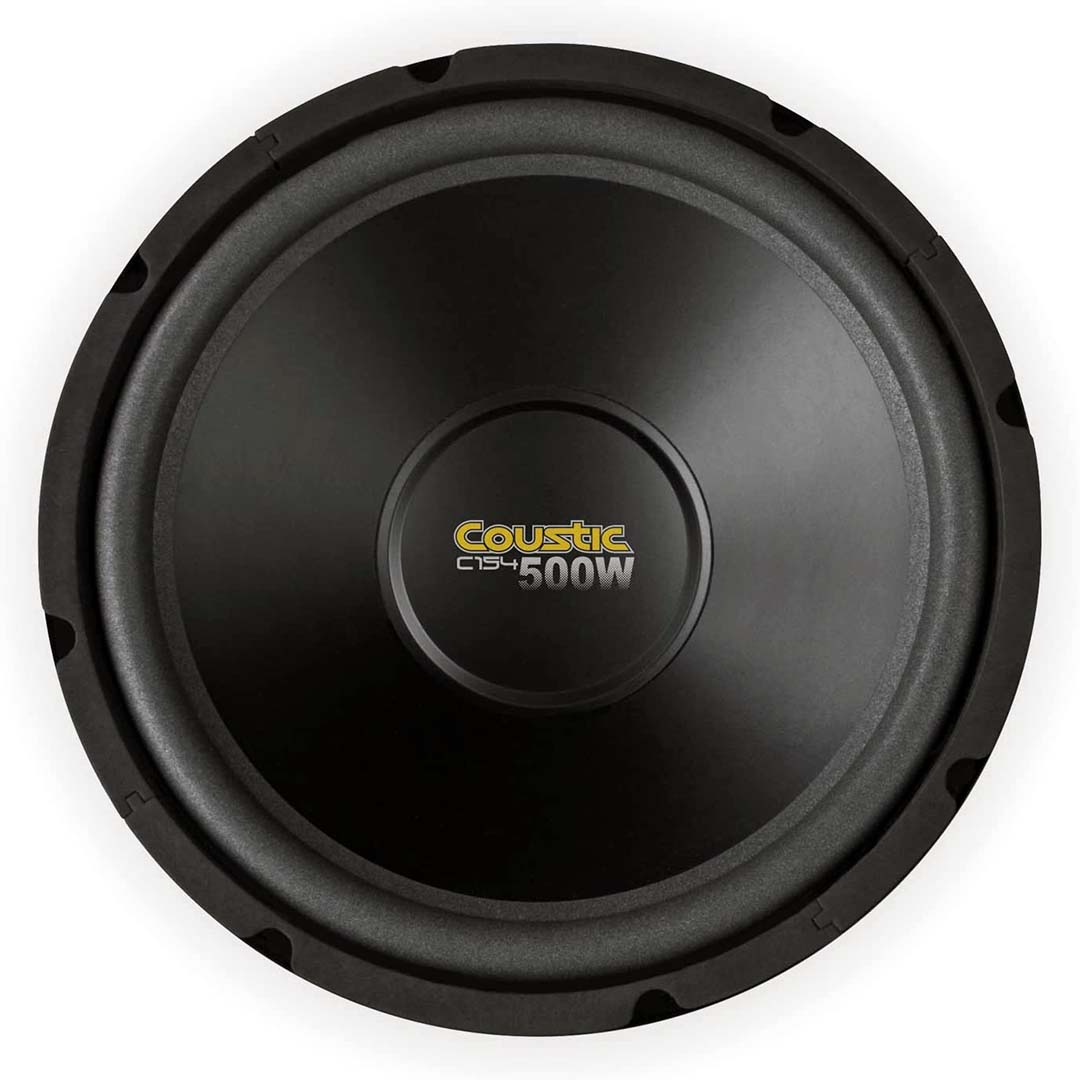 Coustic 15″ Woofer 250w Rms/500w Max Single 4 Ohm Voice Coil