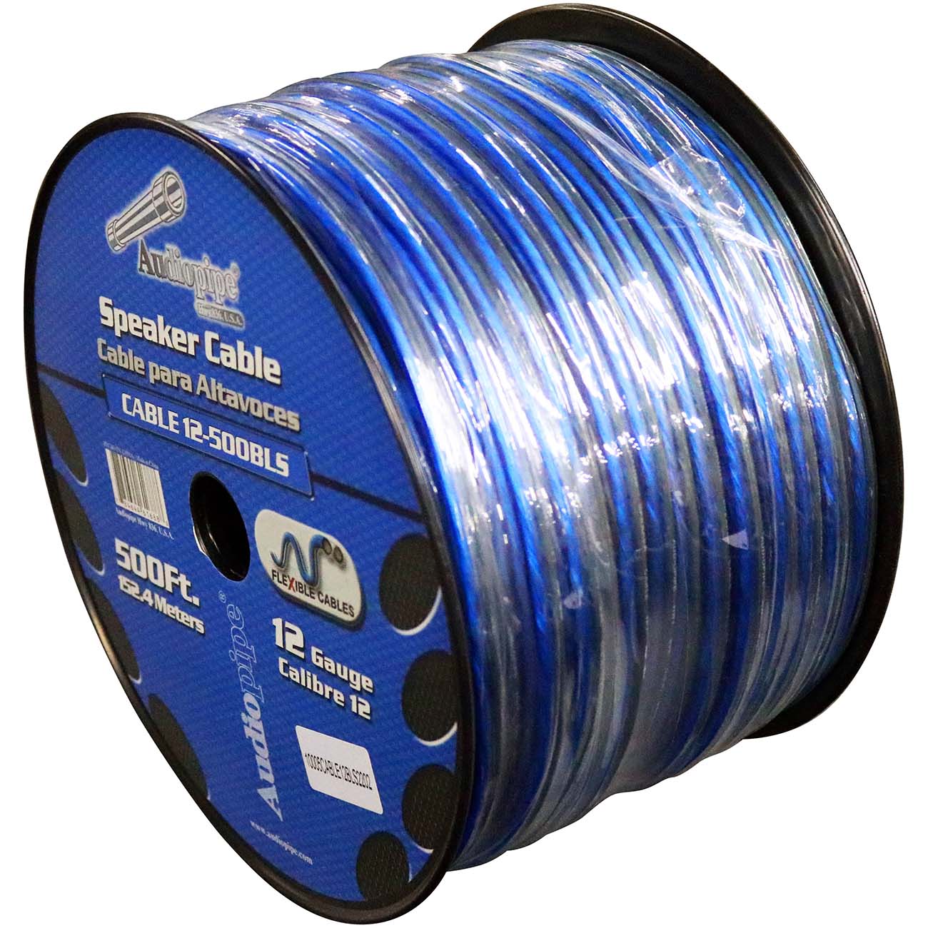 Audiopipe 12 Gauge Flexible Speaker Cable 500ft