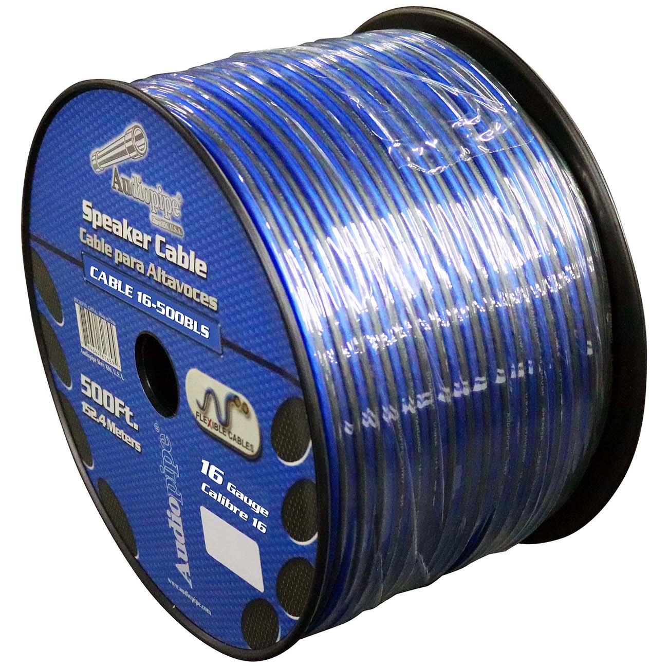 Audiopipe 16 Gauge Flexible Speaker Cable 500ft