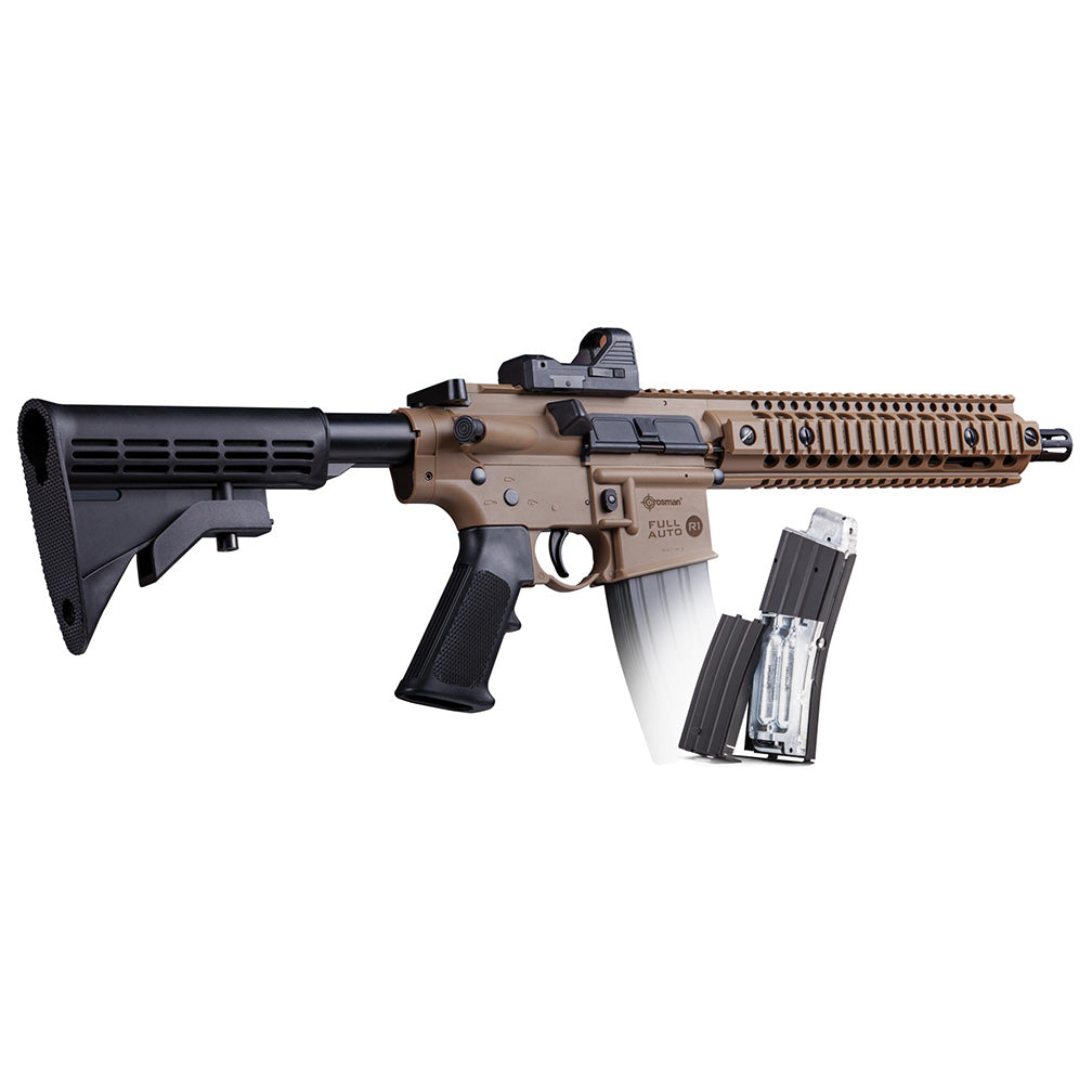 Crosman R1 Co2 Powered Full/semi-automatic Bb Rifle With Red Dot