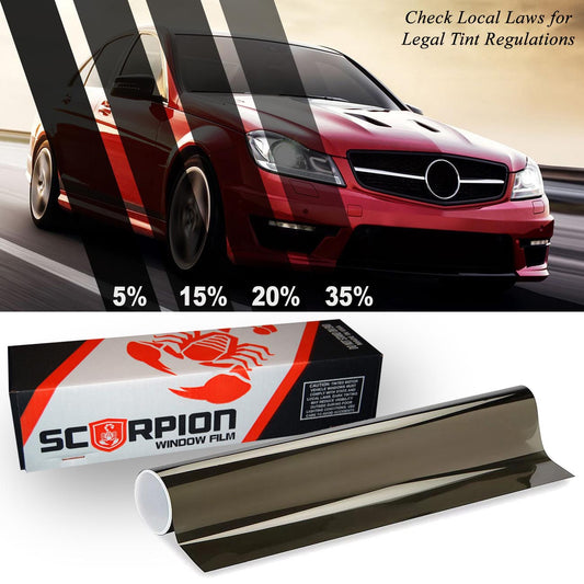 Scorpion Window Tint Carbon Series Dual-ply 15% 20″ X 100′ Roll