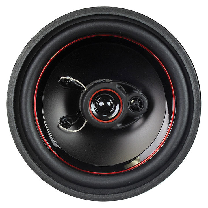 Audiopipe Redline 6.5" 3 Way 5 Oz Magnet Car Speaker Slim Style(pair)