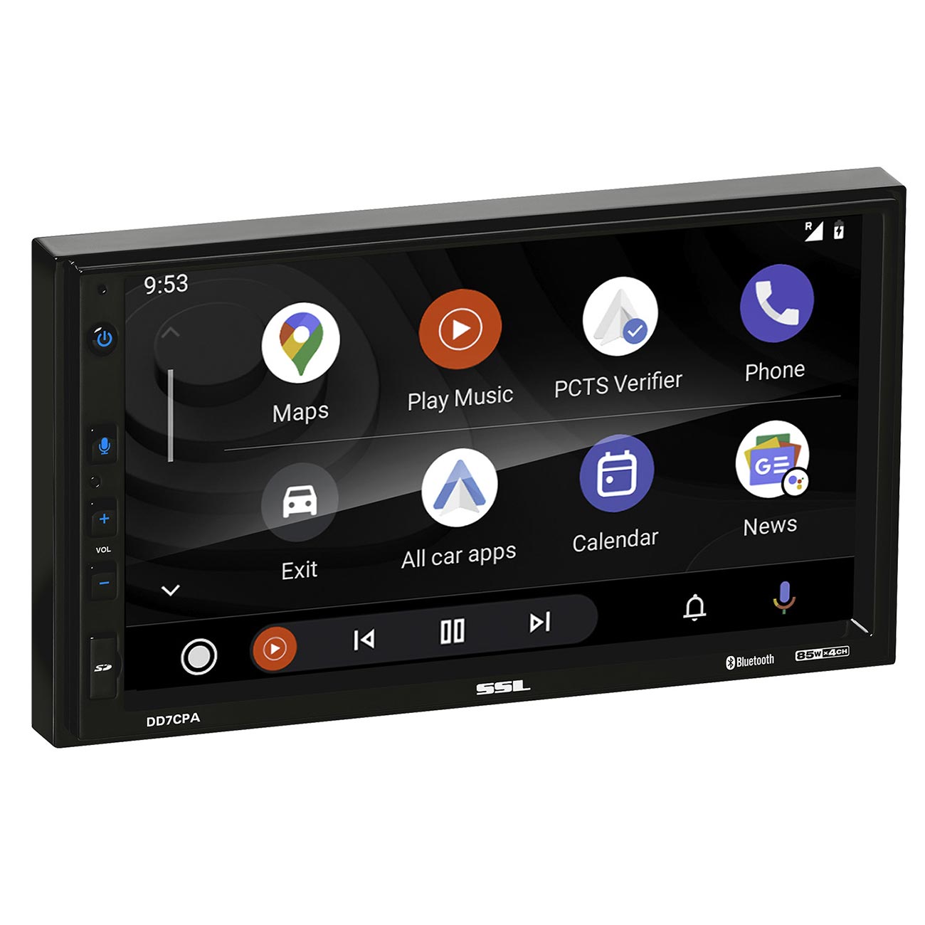 Sound Storm Double Din 7" Carplay/am/fm/ Bluetooth