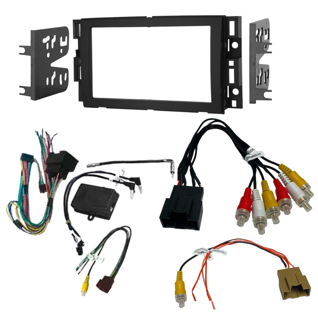 Crux Radio Replacement With Swc Retention For Gm Lan 29 Bit Trucks & Suvs (d. Din Dash Kit & Rear Se