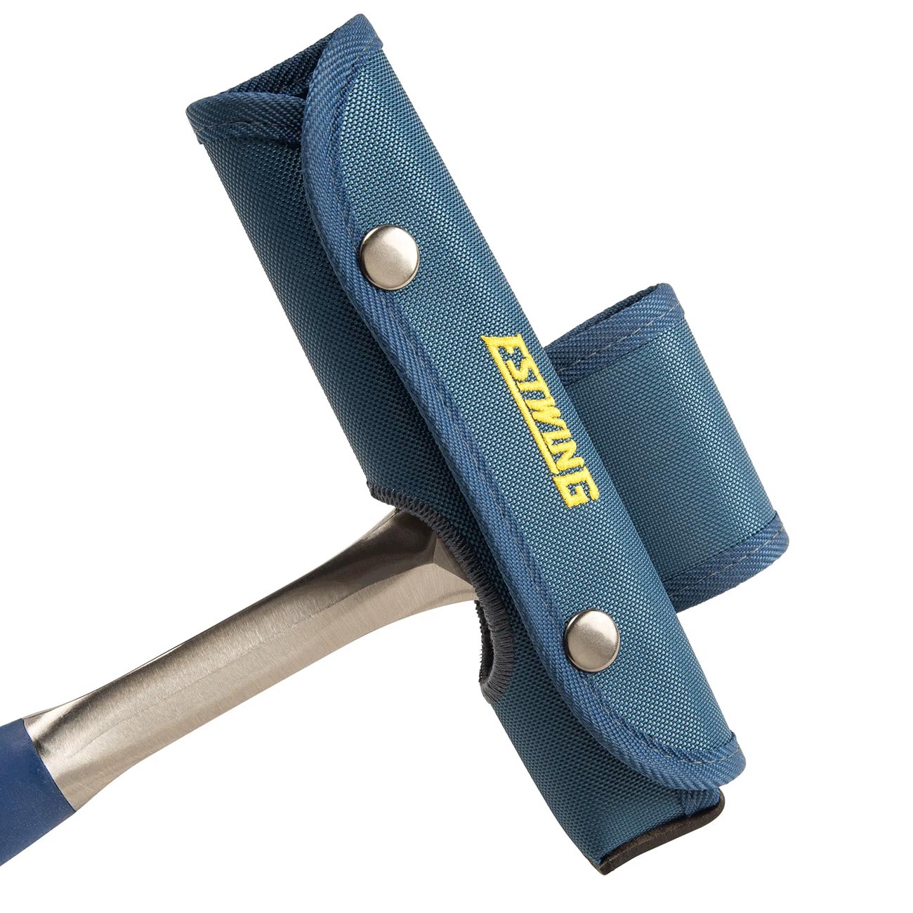 Estwing 24 Oz. Bricklayer / Mason’s Smooth Face Hammer - Blue Shock Reduction Grip