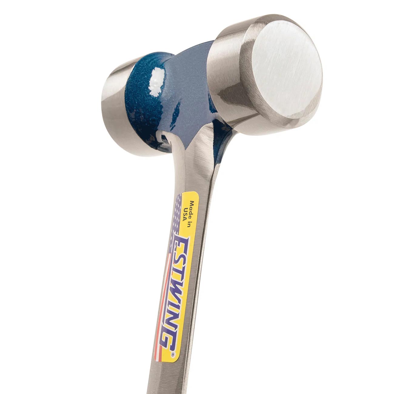 Estwing 40 Oz. Smooth Face Lineman's Hammer With Blue Shock Reduction Grip