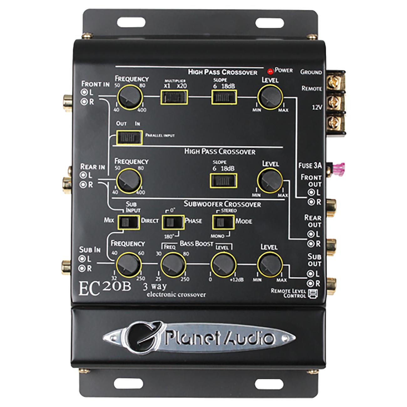 Planet 3-way Electronic Crossover With Remote Woofer Level Control