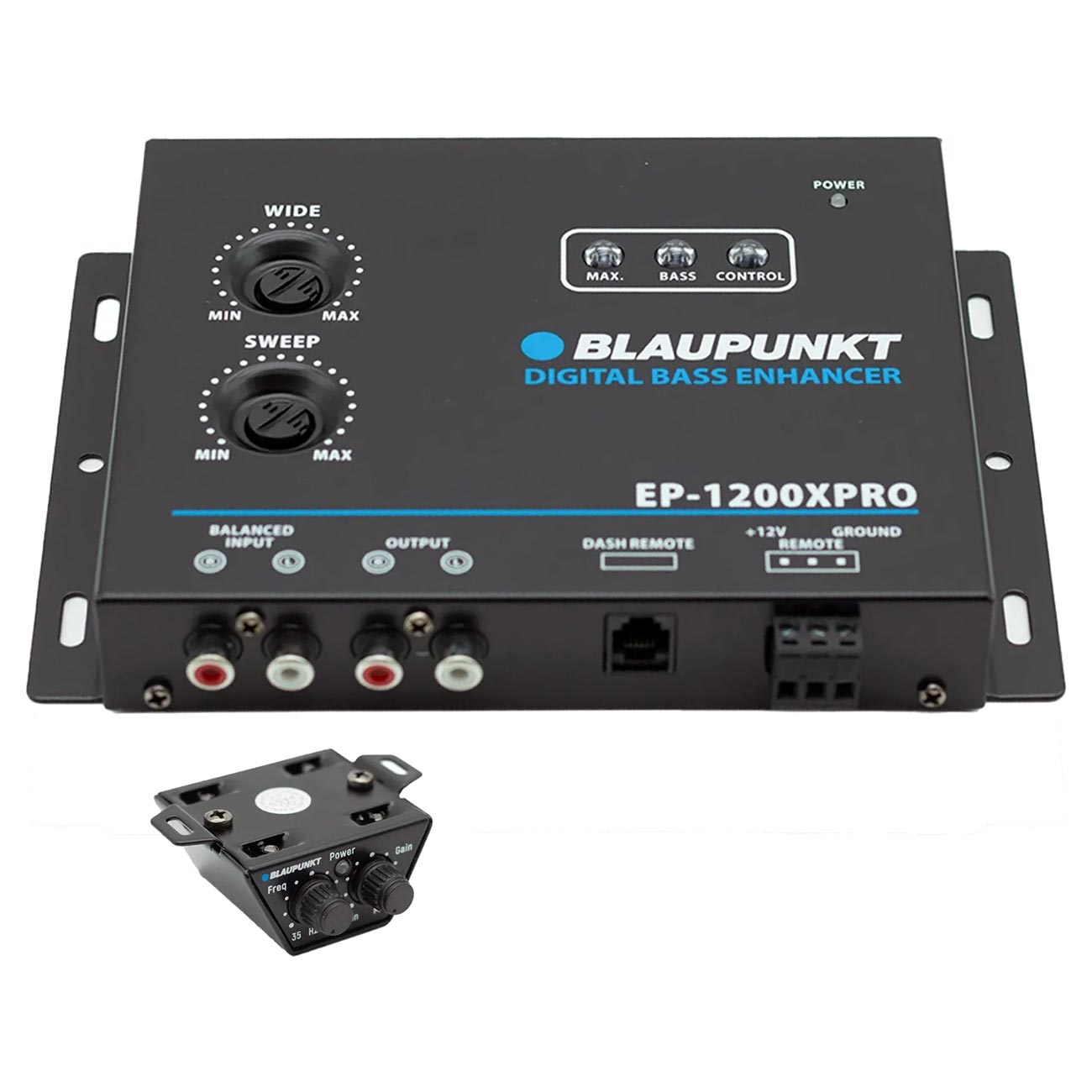 Blaupunkt Digital Bass Enhancer Processor 2 Knobs Dash Mount Control