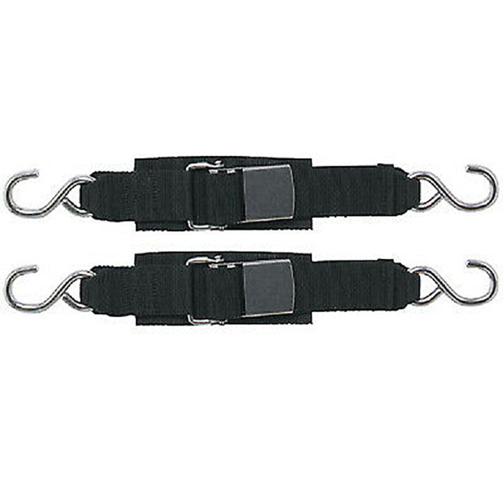 Boatbuckle Stainless Steel Kwik Lok Transom Tie-downs (pair)