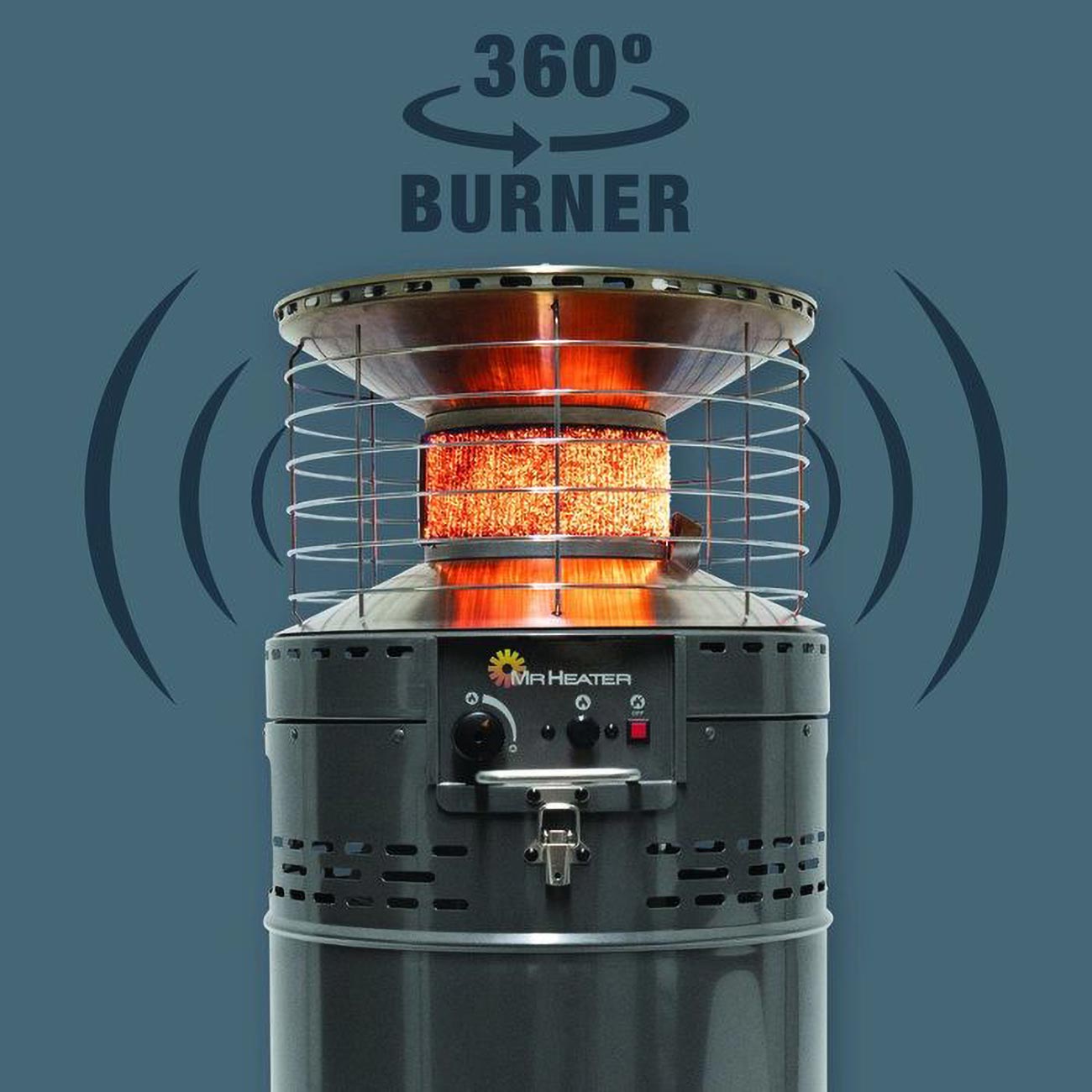 Mr. Heater 30000 Btu Propane Low Profile Radiant Patio Heater