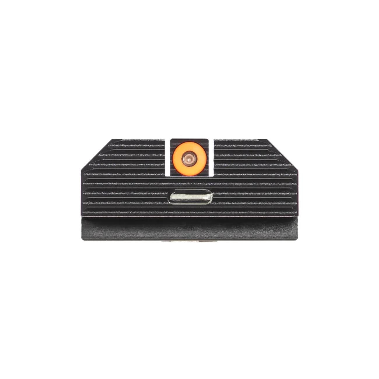 Night Fision Costa Ludus Night Sight Set Glock 42/43/43x/43x Mos Orange Front Ring/rear Green Bar