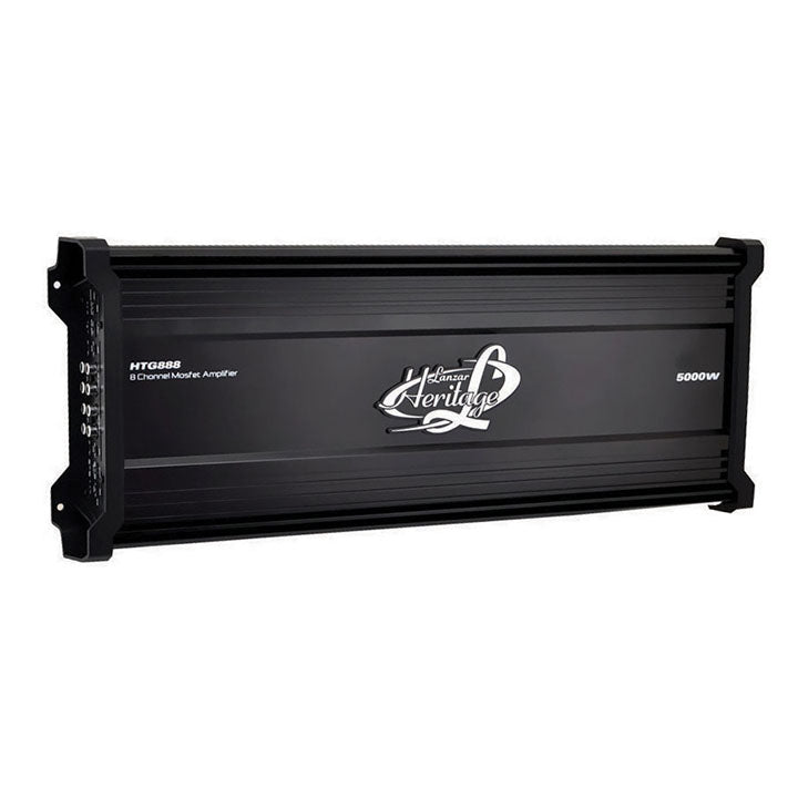 Lanzar Heritage Series 5000 Watt Max  8 Channel Amplifier