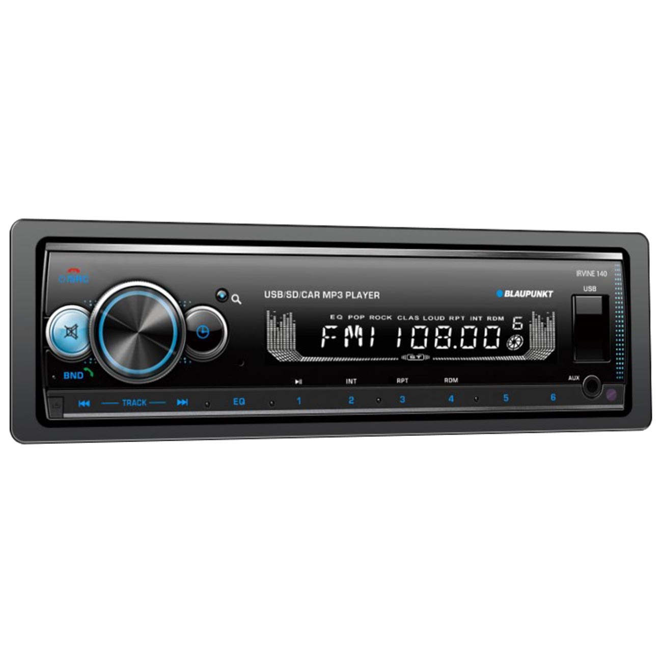 Blaupunkt Detachable Face Mechless Am/fm Receiver With Bluetooth Usb/sd Inputs & Remote