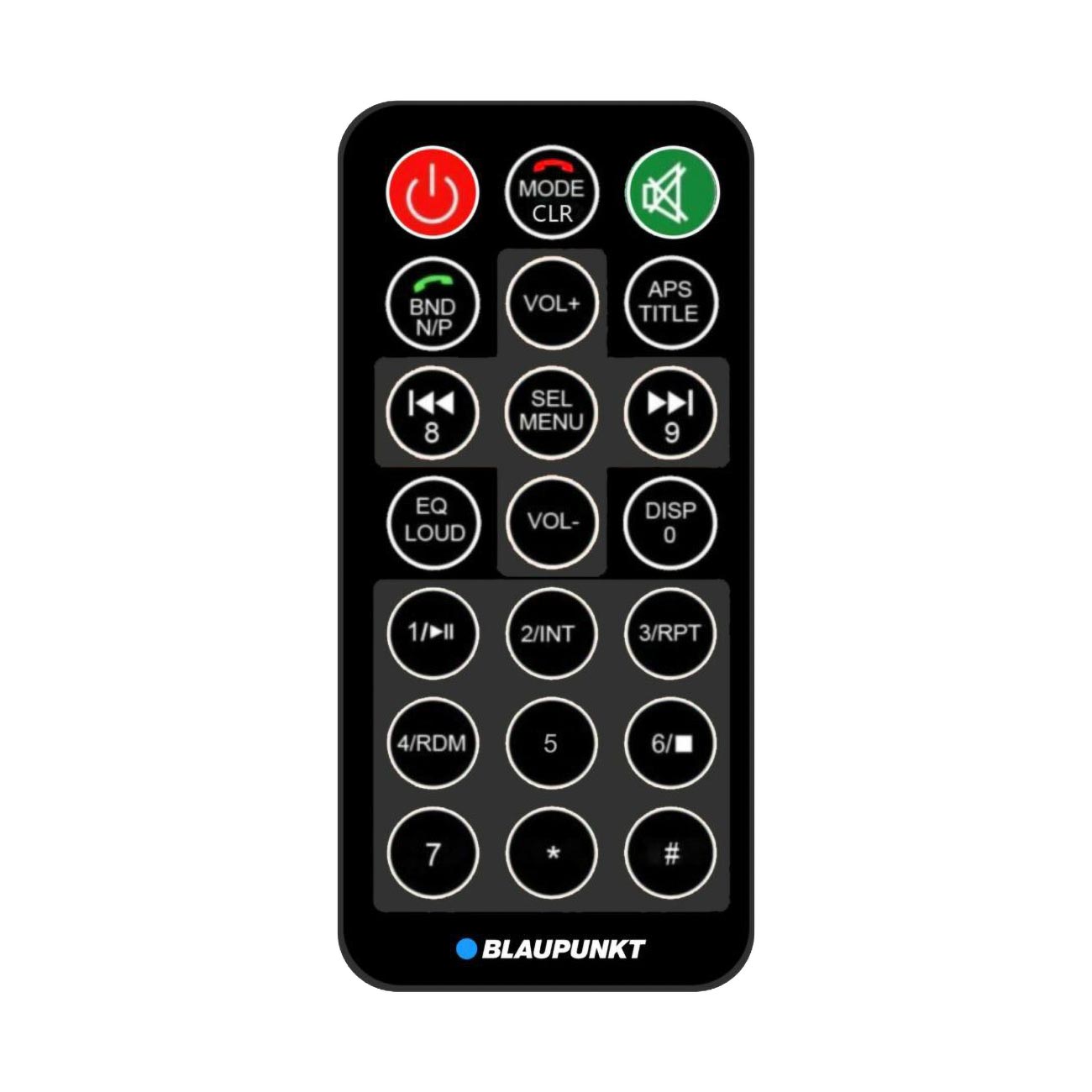 Blaupunkt Detachable Face Mechless Am/fm Receiver With Bluetooth Usb/sd Inputs & Remote