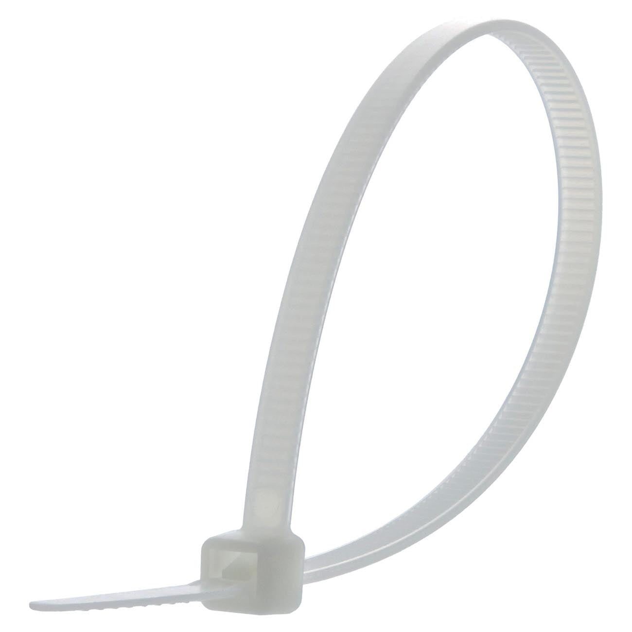 Installation Solutions 8" Wire Ties - White (100 Per Bag)