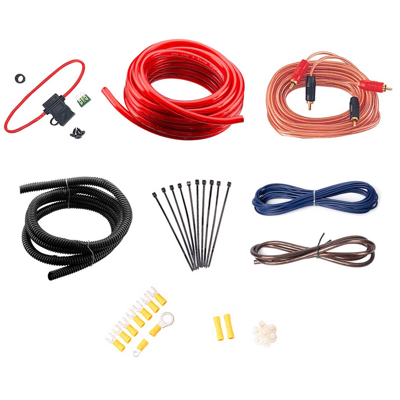 Boss Complete 10 Gauge Amplifier Installation Kit