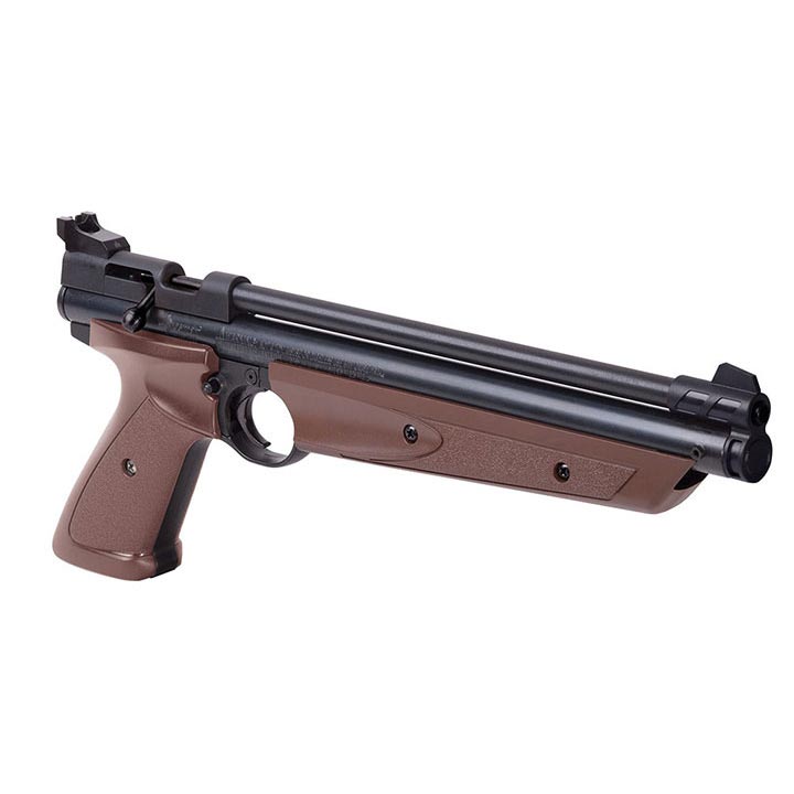 Crosman American Classic .177cal Variable Pump Powered Single Shot Pellet Air Pistol - Brown